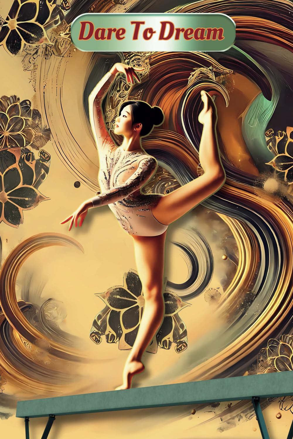 Dare to Dream gymnastics journal cover